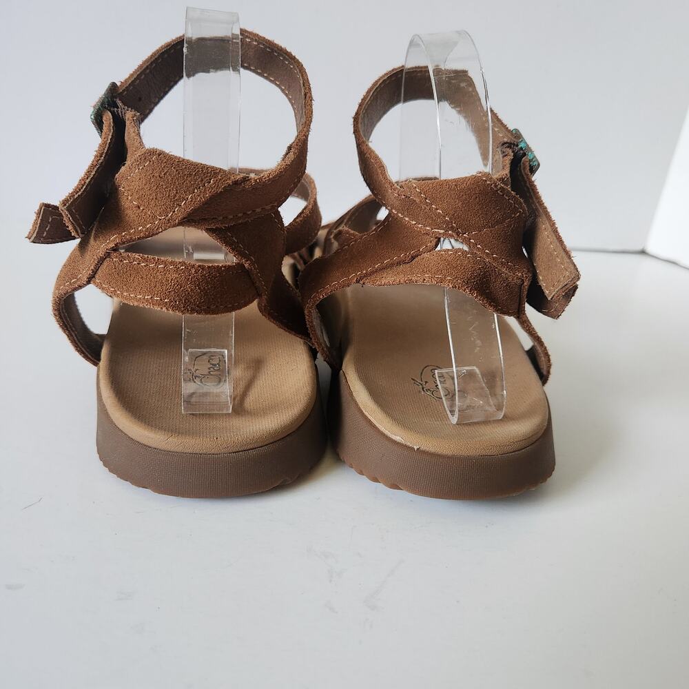 Chaco Rose Brown Suede Gladiator Strappy Sandals Women JCH107812 Buckle SZ 10 - Picture 7 of 15